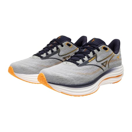 Chaussures Mizuno Wave Rider 29 Gris Orange AW25