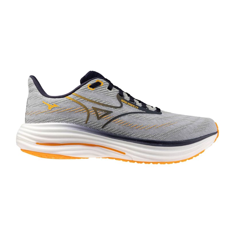 Chaussures Mizuno Wave Rider 29 Gris Orange AW25