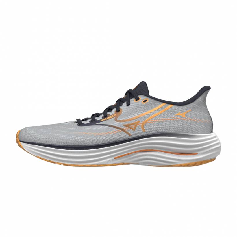 Mizuno Wave Rider 29 Schuhe Grau Orange AW25