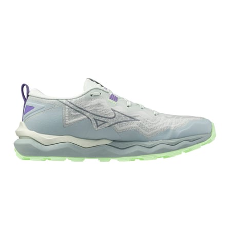 Mizuno Wave Daichi 9 Wit Blauw SS25 Dames Hardloopschoenen