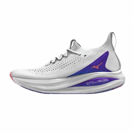 Zapatillas Mizuno Neo Vista 2 Blanco Morado Rosa AW25 Mujer