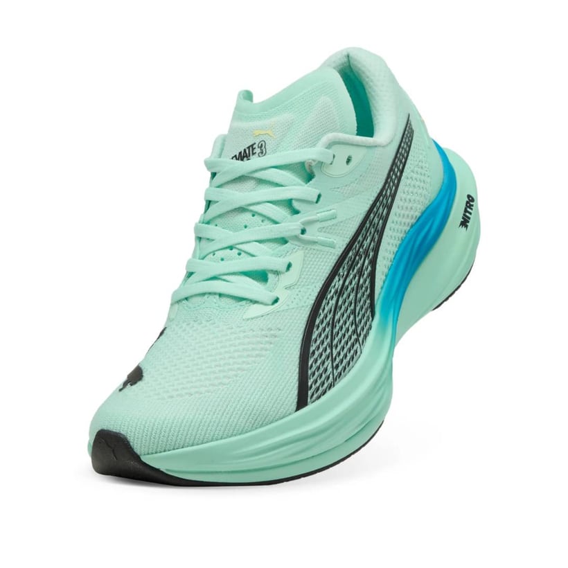 Puma Deviate Nitro 3 Groenblauwe AW25 Sneakers