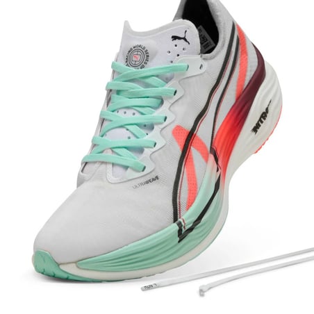 Puma Deviate NITRO Elite 3 Hyrox Shoes White Red AW25