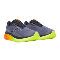Saucony Ride 18 Shoes Gray Yellow AW25 2