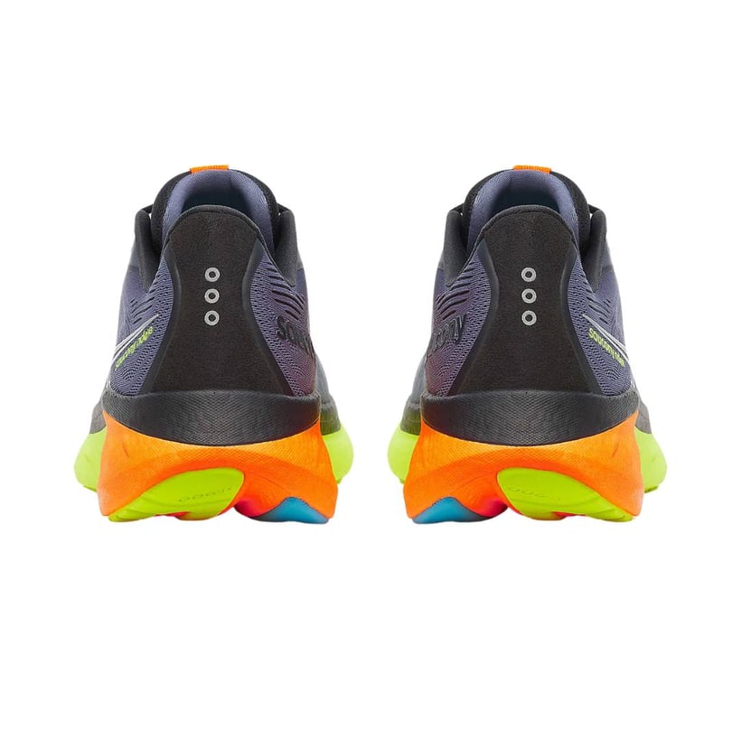 Saucony Ride 18 Schuhe Grau Gelb AW25