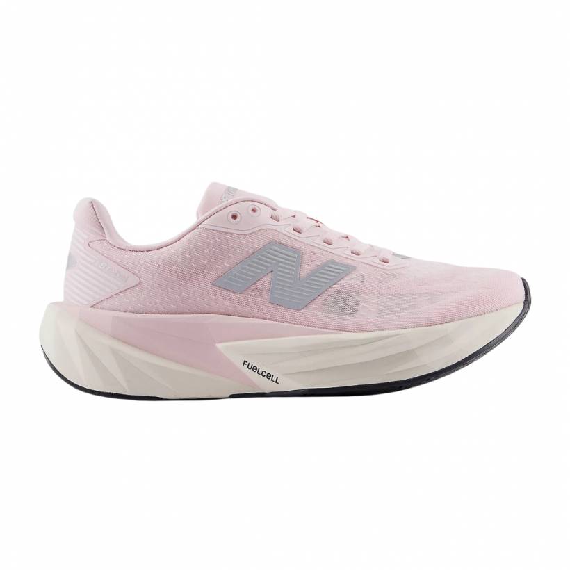 New Balance FuelCell Rebel v5 Roze Wit AW25 Dames Sneakers