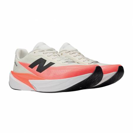 Scarpe New Balance FuelCell Rebel v5 Bianco Rosso AW25
