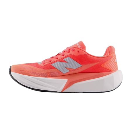 Chaussures New Balance FuelCell Rebel v5 Rouge Blanc Femme AW25