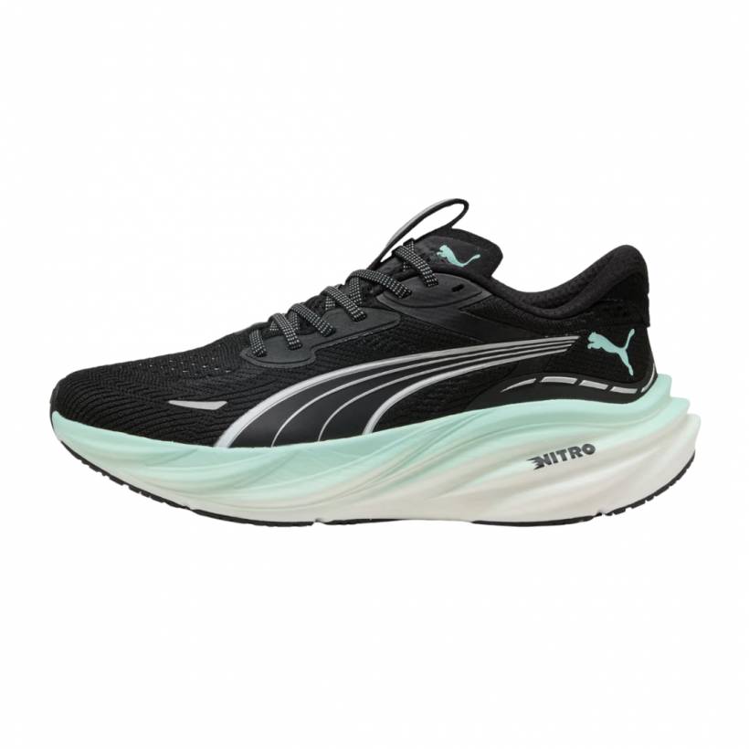 Tênis Puma Magnify NITRO 3 Preto Verde AW25 Feminino