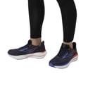 Tênis Mizuno Wave Rider 29 Preto Roxo Vermelho AW25 Feminino