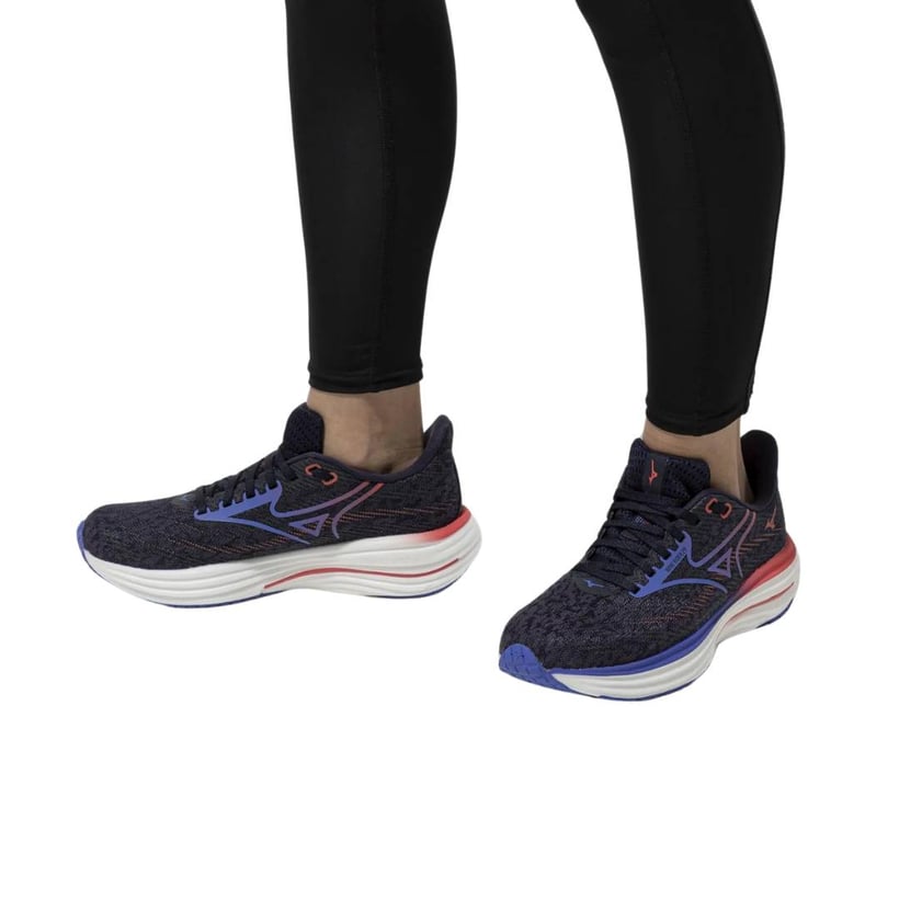 Scarpe Mizuno Wave Rider 29 Nero Viola Rosso...