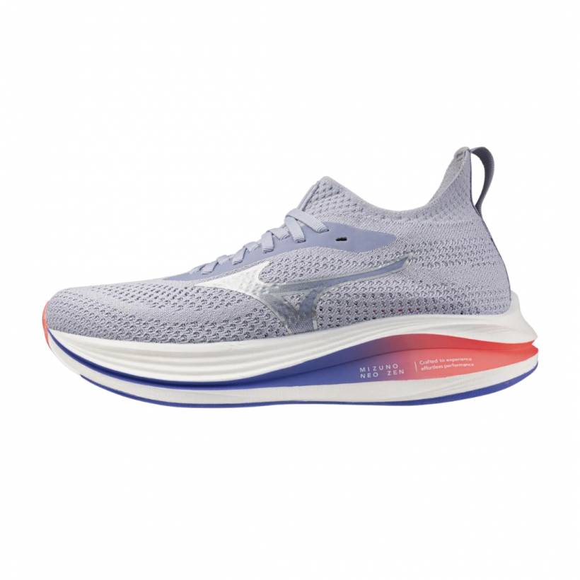 Tênis Mizuno Neo Zen Cinza Vermelho AW25 Mulher