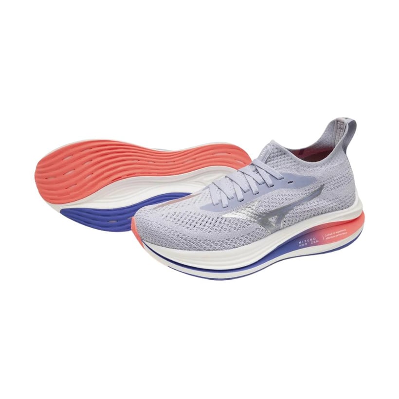 Buty Mizuno Neo Zen Szare Czerwone AW25 Damskie