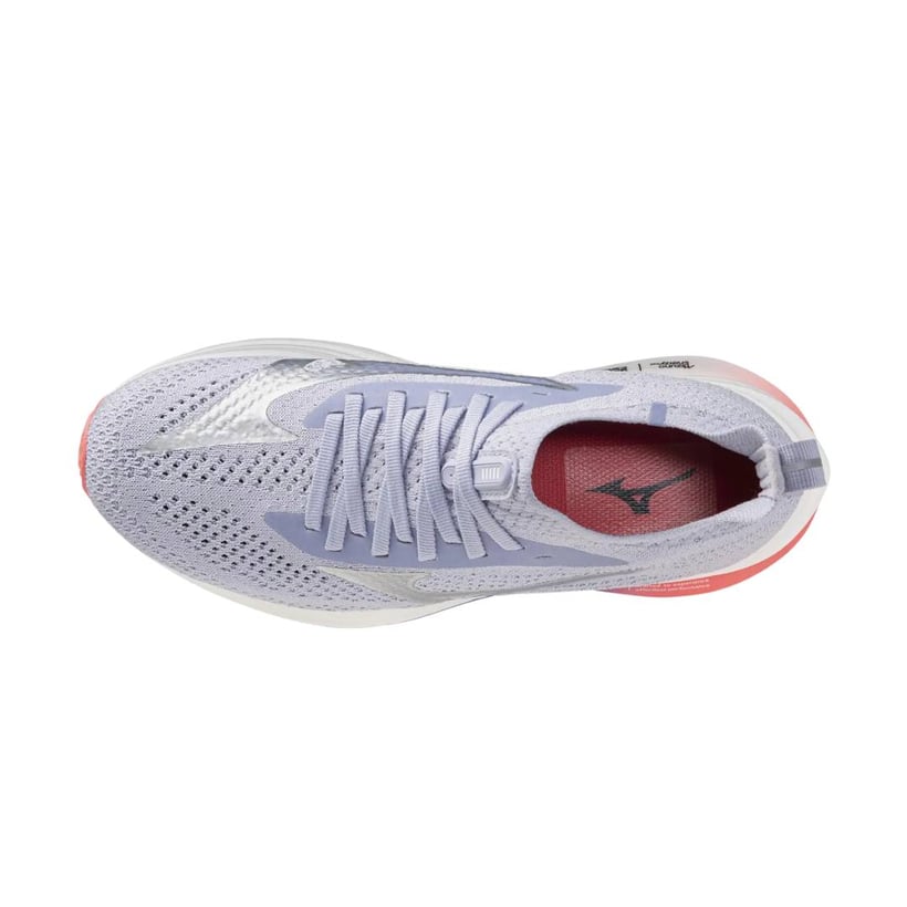 Tênis Mizuno Neo Zen Cinza Vermelho AW25 Mulher