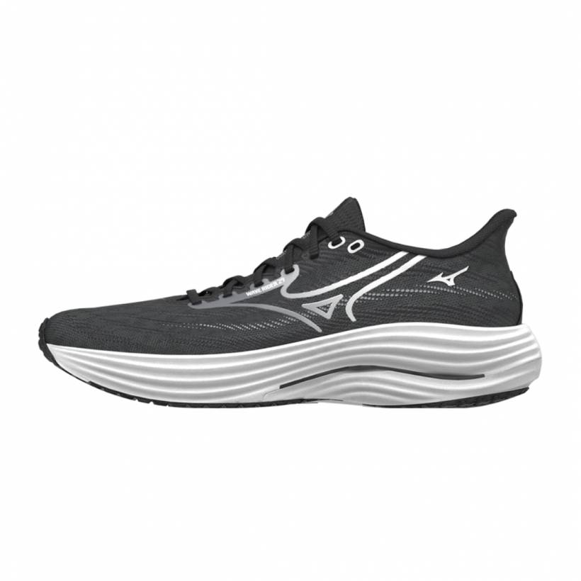 Mizuno Wave Rider 29 Schuhe Schwarz Weiß AW25