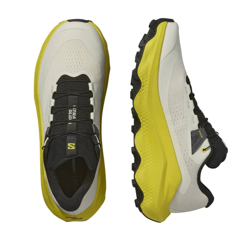 Salomon Ultra Glide 3 Schuhe Weiß Gelb AW25