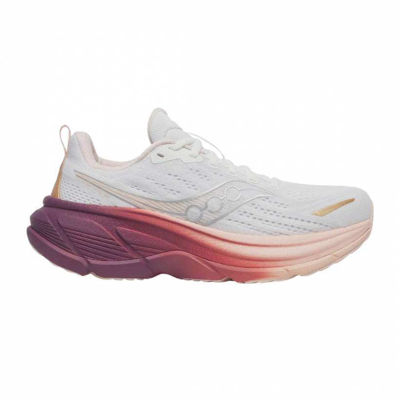 Schuhe Saucony Hurricane 25 Weiß Rosa AW25 Damen
