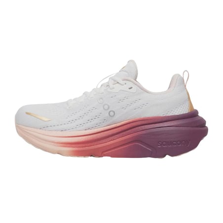 Saucony Hurricane 25 Wit Roze AW25 Dames Sneakers