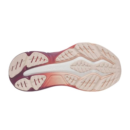 Saucony Hurricane 25 Wit Roze AW25 Dames Sneakers