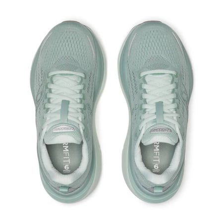 Zapatillas Saucony Hurricane 25 Verde AW25 Mujer