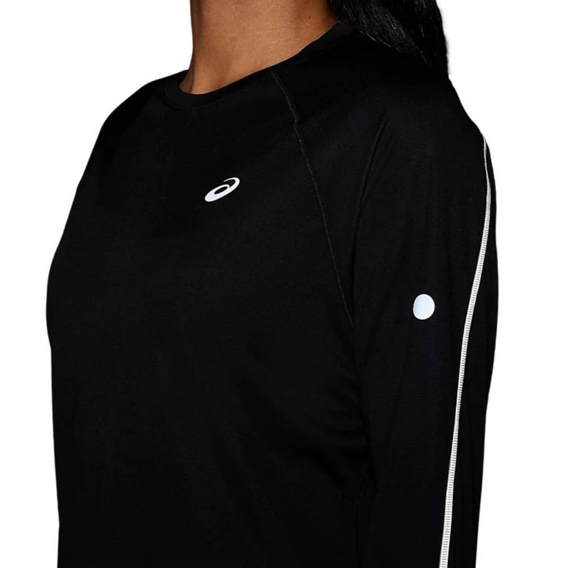 Asics Road Lite Show LS Schwarz Damen T-Shirt