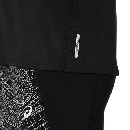Haut Asics Road Lite Show LS Noir Femme
