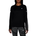 Camiseta Asics Road Lite Show LS Preto Mulher
