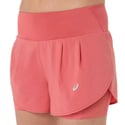 Asics Road 2-N-1 3.5IN Short Rosa Damen
