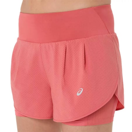 Szorty Asics Road 2-N-1 3.5IN różowe damskie