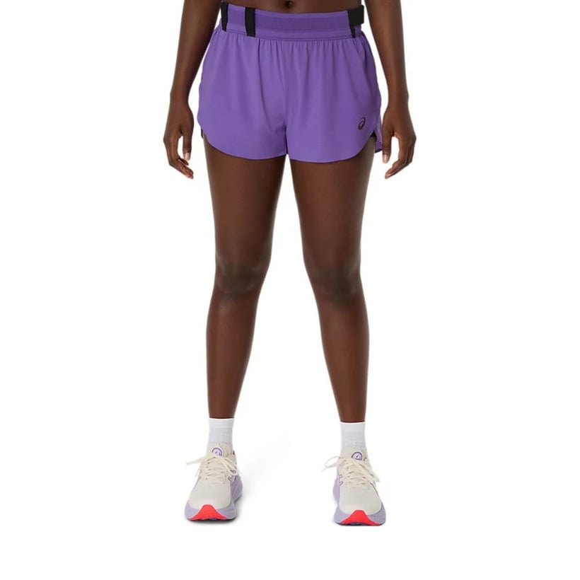 Asics Metarun Split Korte Broek Paars Dames