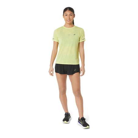 Short Asics Metarun Split Noir Femme
