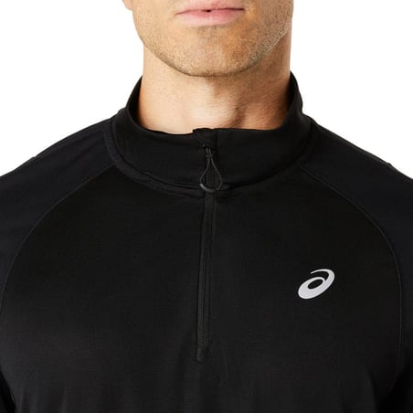 Asics Road Lite-Show 1/2 Zip Shirt Zwart