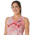 Asics Metaspeed Ärmelloses T-Shirt Weiß Rot Damen