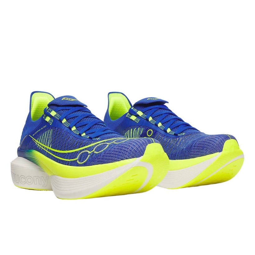 Saucony Endorphin Elite 2 Schuhe Blau Gelb AW25...