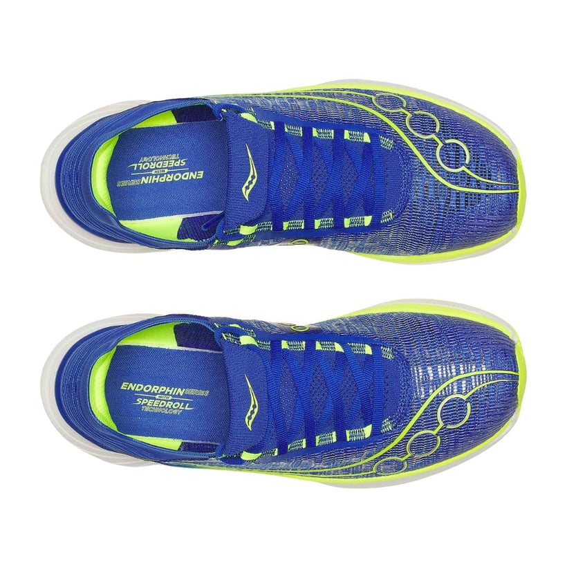 Scarpe Saucony Endorphin Elite 2 Blu Giallo...