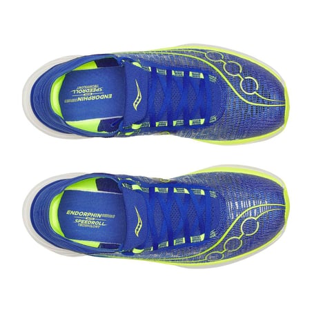 Saucony Endorphin Elite 2 Blauw Geel AW25 Unisex Sneakers