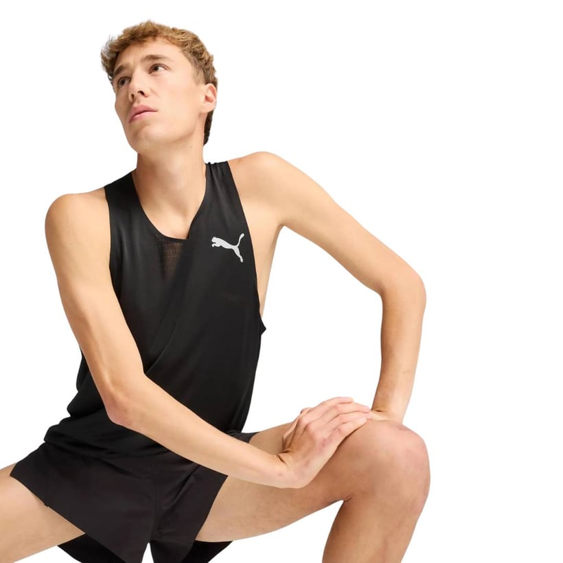 Camiseta Puma Raceday Ultraspun Sin Mangas Negro