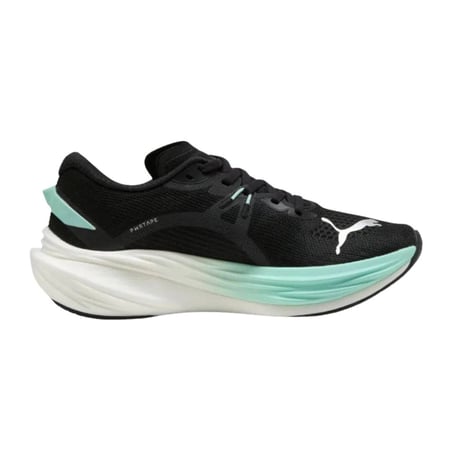 Zapatillas Puma Deviate Nitro 3 Negro Azul AW25 Mujer