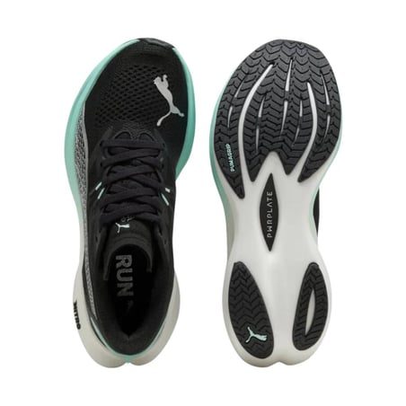 Scarpe Puma Deviate Nitro 3 Nero Blu AW25 Donna
