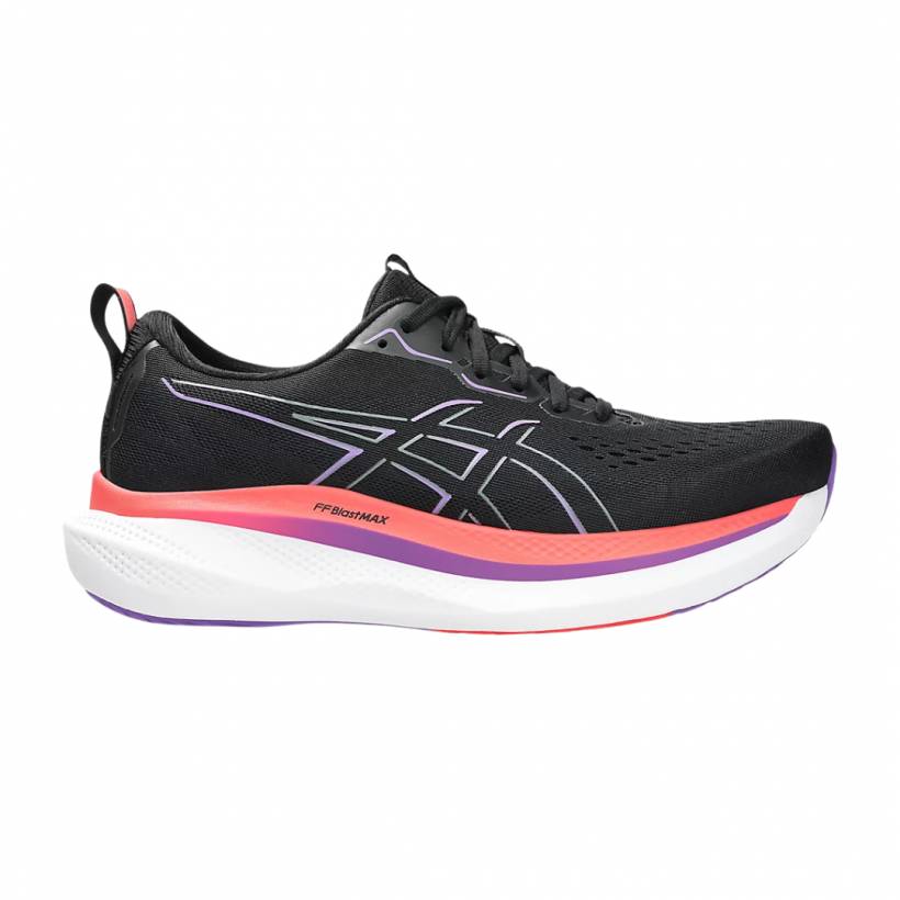 Asics Glideride Max Schuhe Schwarz Rot AW25