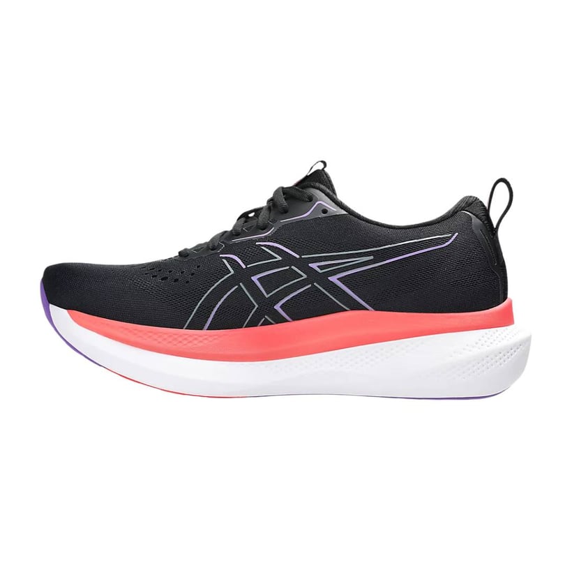 Asics Glideride Max Zwart Rood AW25 Sneakers