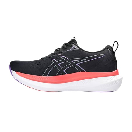 Asics Glideride Max Zwart Rood AW25 Sneakers