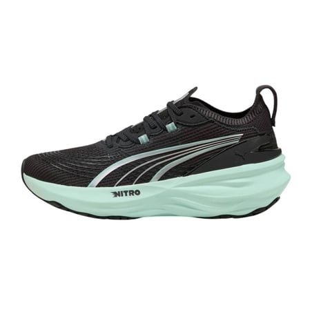 Puma ForeverRun NITRO 2 Zwart Groen AW25 Dames Sneakers
