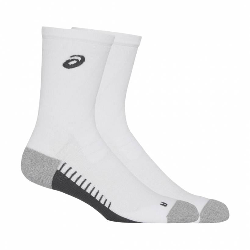 Chaussettes Asics Performance Run Crew Blanc Unisexe