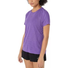 T-shirt Asics Metarun SS Manches Courtes Violet Femme 2
