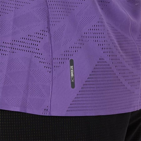 Asics Metarun SS korte mouwen paars dames T-shirt