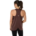Camiseta sin mangas Asics Nagino Run Adjustable Tank Marrón Mujer