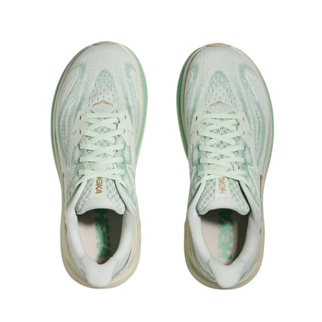 Chaussures Hoka Clifton 10 Bleu Blanc AW25 Femme