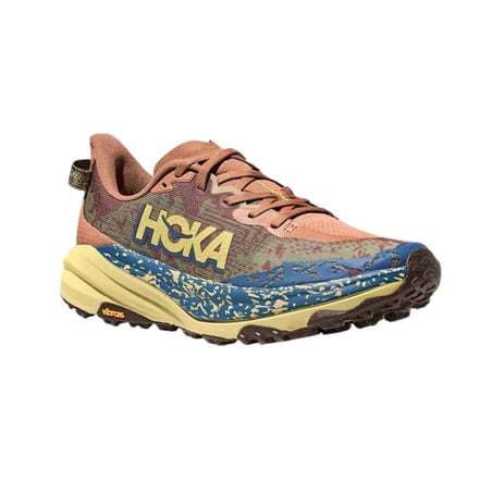 Hoka Speedgoat 6 Shoes Brown Blue AW25