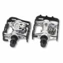 Pedales VP Components VP-X82 Mixto Plata y Negro
